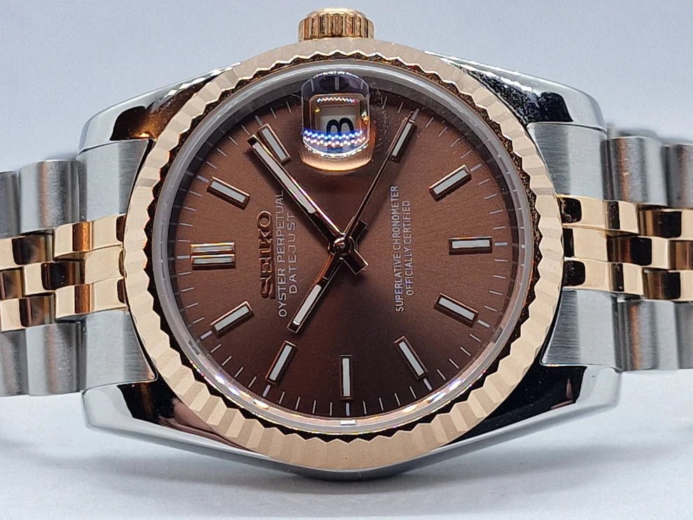 DATEJUST MOD ( CHOCOLATE TWO TONE ) by Mein Shop – ModTime