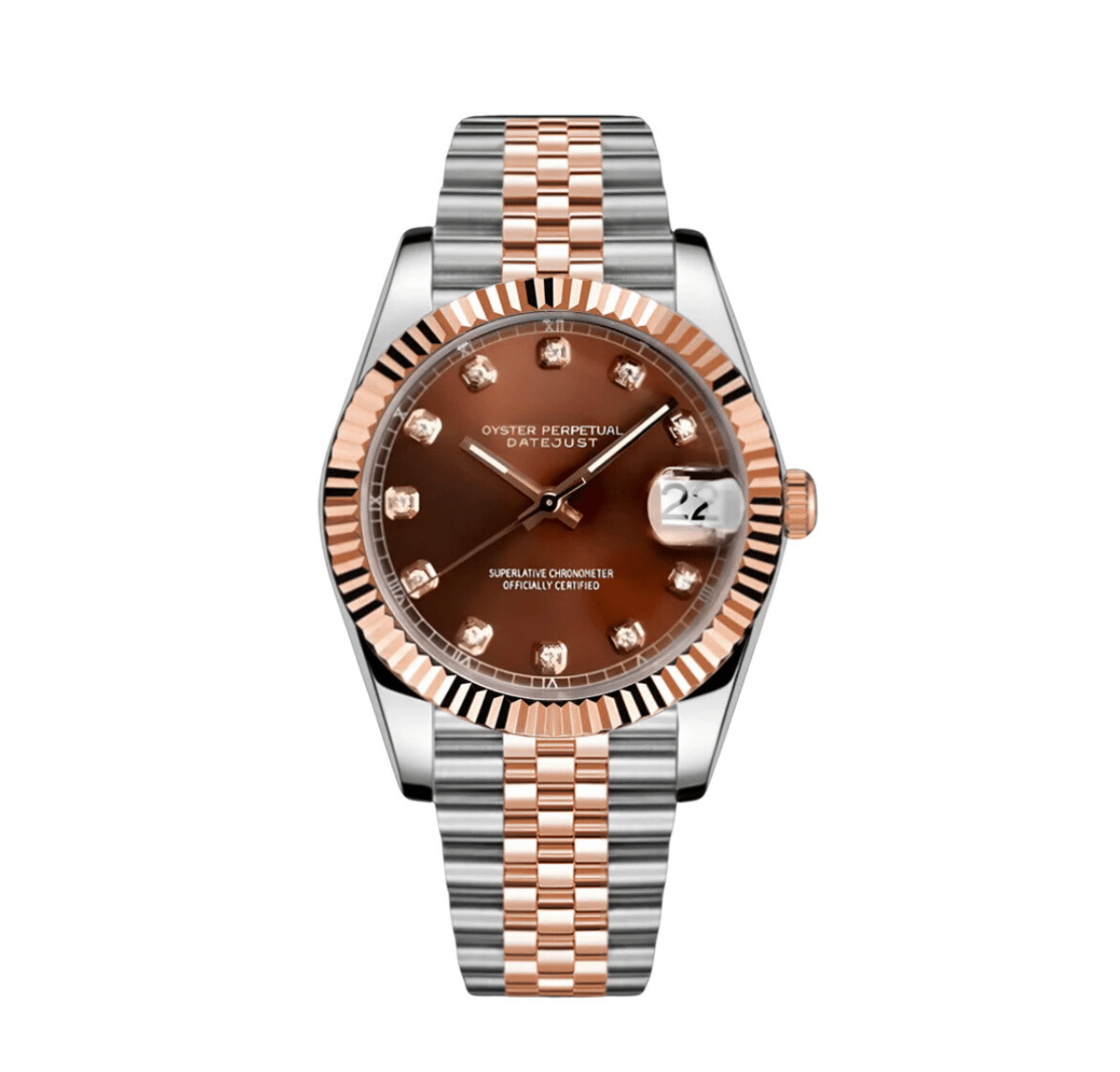 DATEJUST MOD ( CHOCOLATE TWO TONE ) by Mein Shop – ModTime