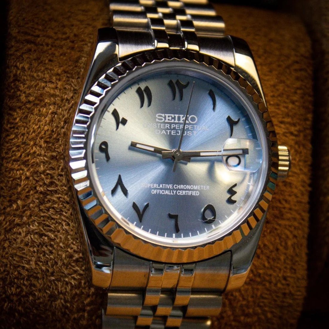 DATEJUST MOD LIGHT BLUE ARABIC DIAL by My Store – ModTime