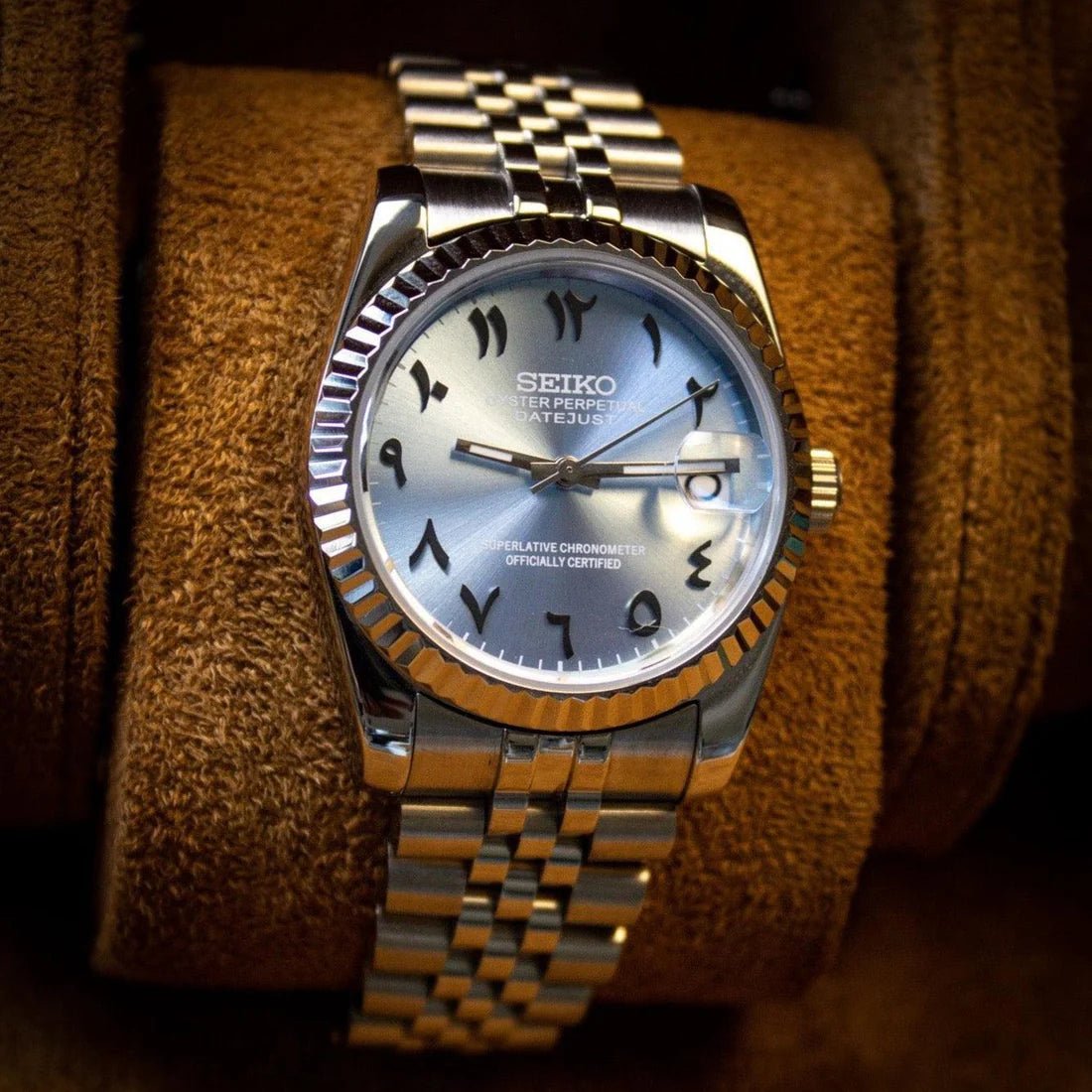 DATEJUST MOD LIGHT BLUE ARABIC DIAL by My Store – ModTime