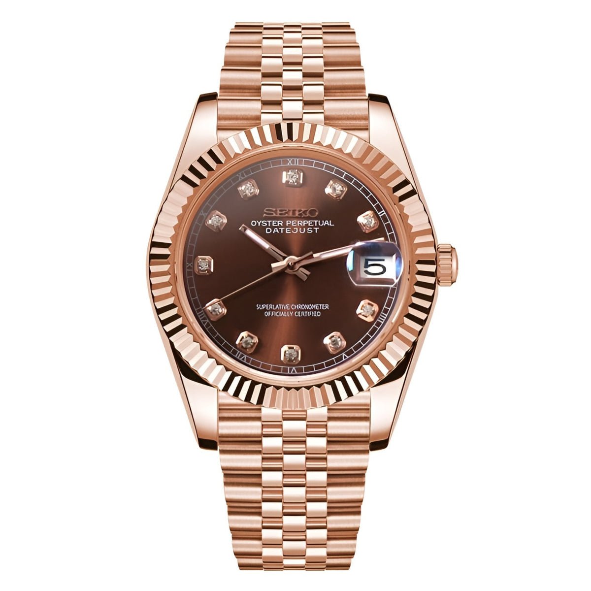 DATEJUST MOD ROSE BORWN DIAL by My Store – ModTime