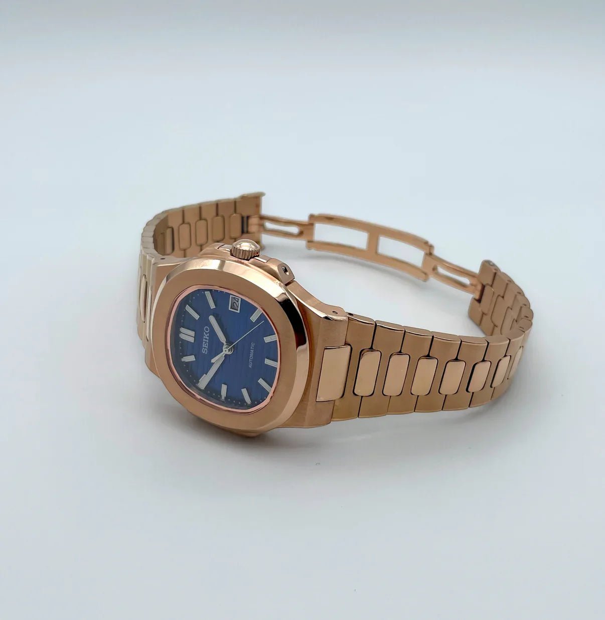 NAUTILUS MOD ROSE GOLD ( BLUE DIAL ) by Mein Shop – ModTime