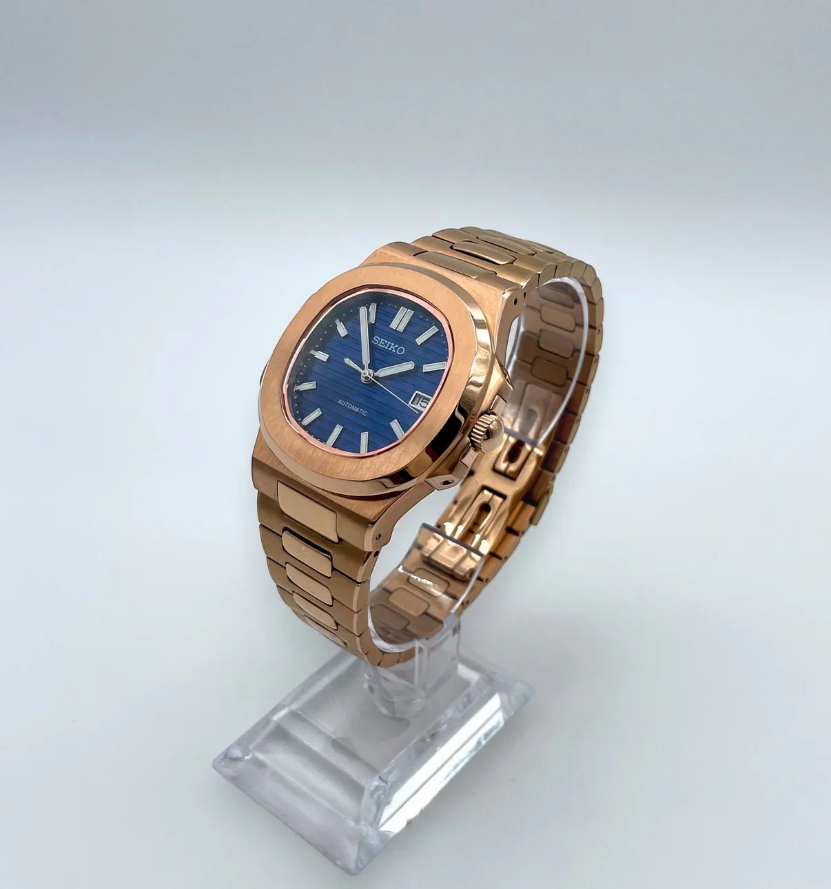 NAUTILUS MOD ROSE GOLD ( BLUE DIAL ) by Mein Shop – ModTime