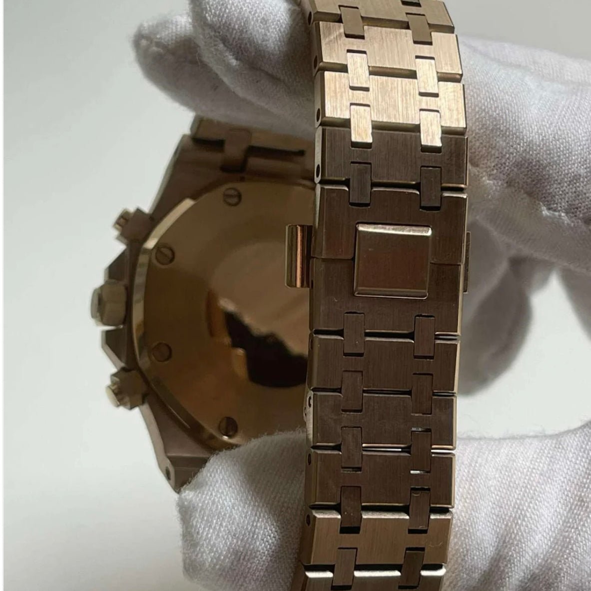 Royal Oak Chronograph Mod Rose Gold Green Dial by ModTime - additional product detail