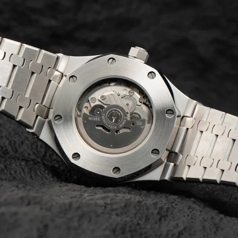 Royal Oak Mod Silver Olive Green Dial by ModTime - additional product detail