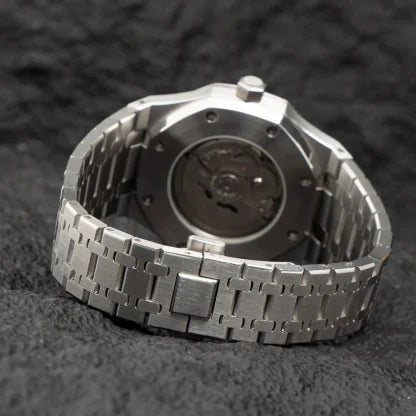 Royal Oak Mod Silver Blue Open Heart by ModTime - additional product detail