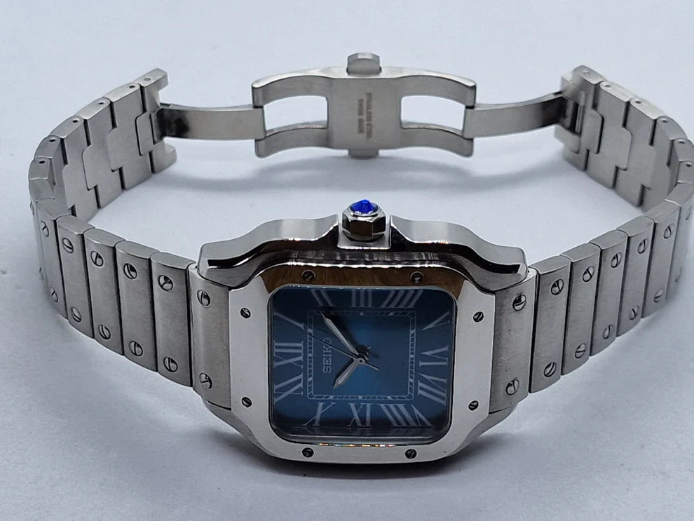 SANTOS MOD BLUE DIAL by Mein Shop – ModTime