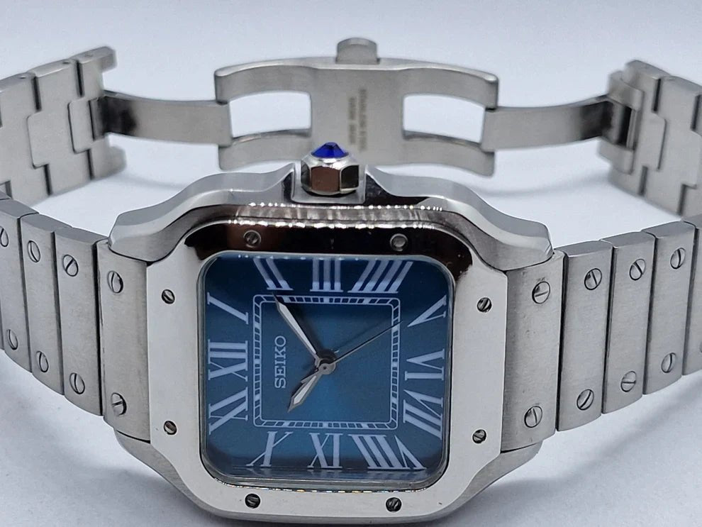 SANTOS MOD BLUE DIAL by Mein Shop – ModTime