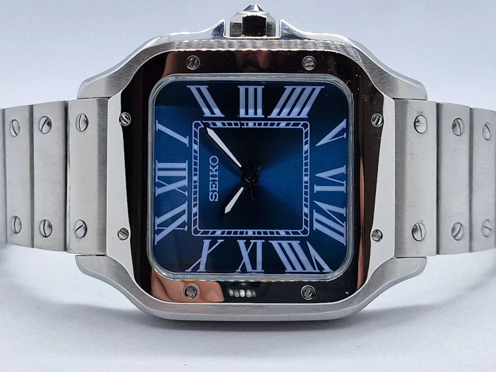 SANTOS MOD BLUE DIAL by Mein Shop – ModTime