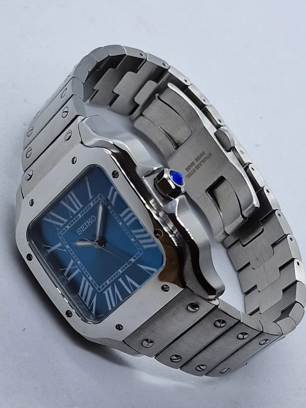 SANTOS MOD BLUE DIAL by Mein Shop – ModTime