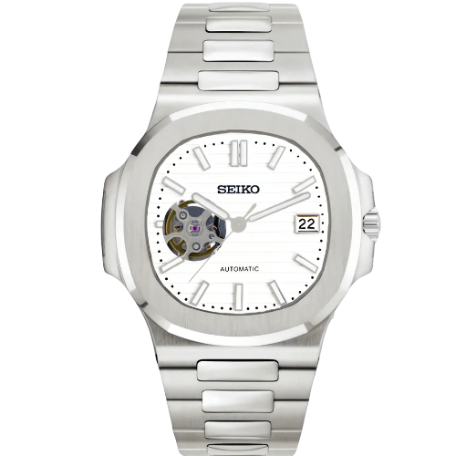 Nautilus Mod Open Dial White by Mein Shop – ModTime