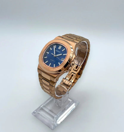NAUTILUS MOD ROSE GOLD ( BLUE DIAL ) by Mein Shop – ModTime