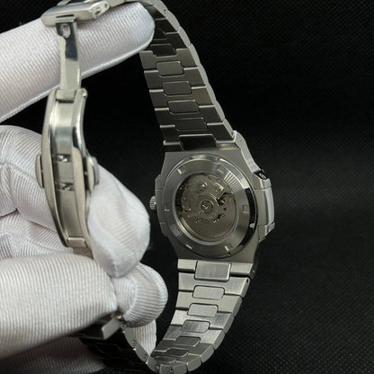 Integrated bracelet Seiko mod style custom watch by ModTime - wrist or lifestyle view