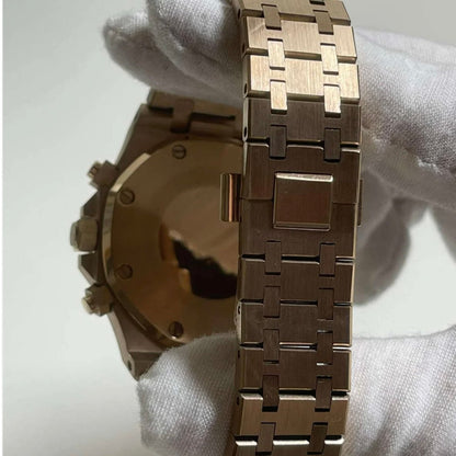 Royal Oak Chronograph Mod Rose Gold Green Dial by ModTime - additional product detail