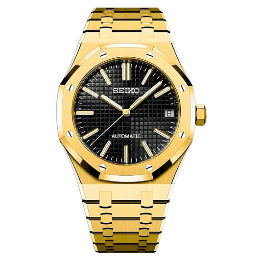 Royal Oak Gold Mod ( Black dial ) by My Store – ModTime
