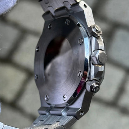 ROYAL OAK MOD CHRONOGRAPH SILVER GREEN DIAL by My Store – ModTime