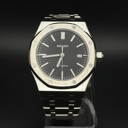 ROYAL OAK WATCH MOD SILVER BLACK DIAL by ModTime - product view