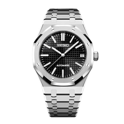 ROYAL OAK WATCH MOD SILVER BLACK DIAL by ModTime - product view