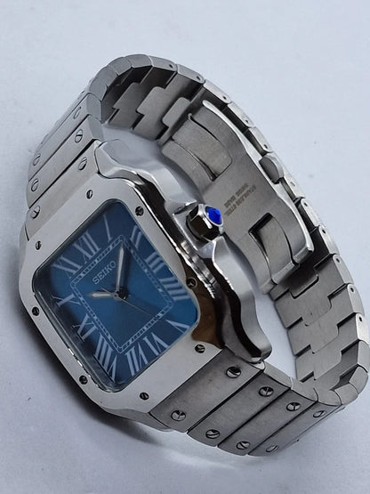 SANTOS MOD BLUE DIAL by Mein Shop – ModTime