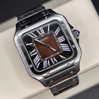 SANTOS MOD BROWN DIAL by Mein Shop – ModTime