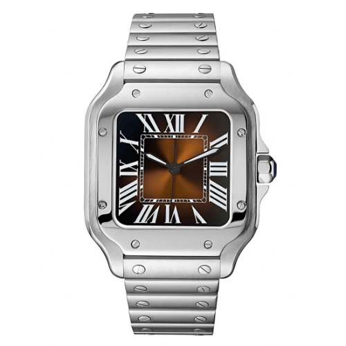 SANTOS MOD BROWN DIAL by Mein Shop – ModTime