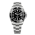 SUBMARINER WATCH MOD SILVER BLACK DIAL