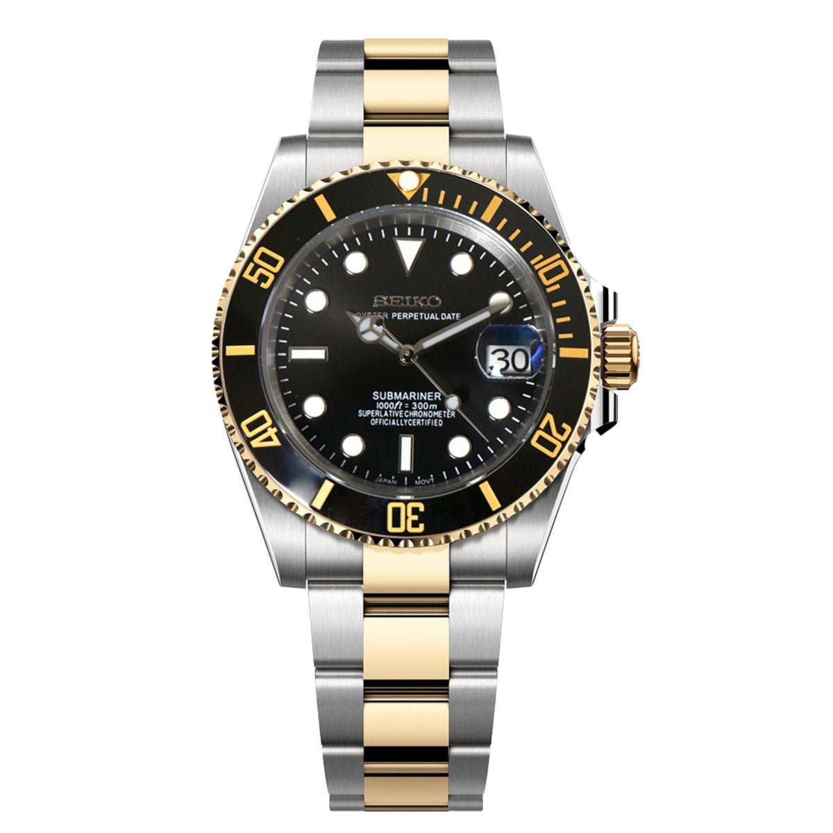 SUBMARINER TWO TONE NIGHT by MasterWatches – ModTime